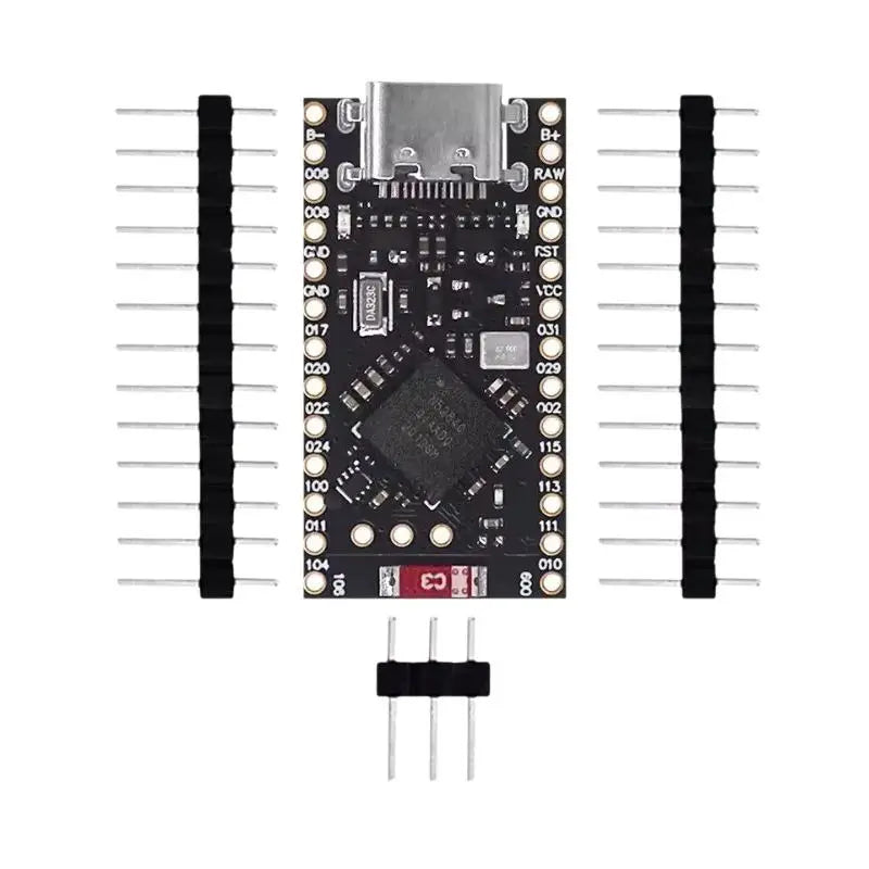 Pro Micro NRF52840 Development Compatible with Nice!Nano V2.0 Bluetooth 5.0 BLE Integrated Li-Po Charging USB-C for ZMK Keyboard