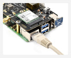 Waveshare PCIe To M.2 E KEY Adapter With PoE Function, Compatible With NGFF (M.2 E Key) Wireless NIC, Raspberry Pi 5 PCIe HAT