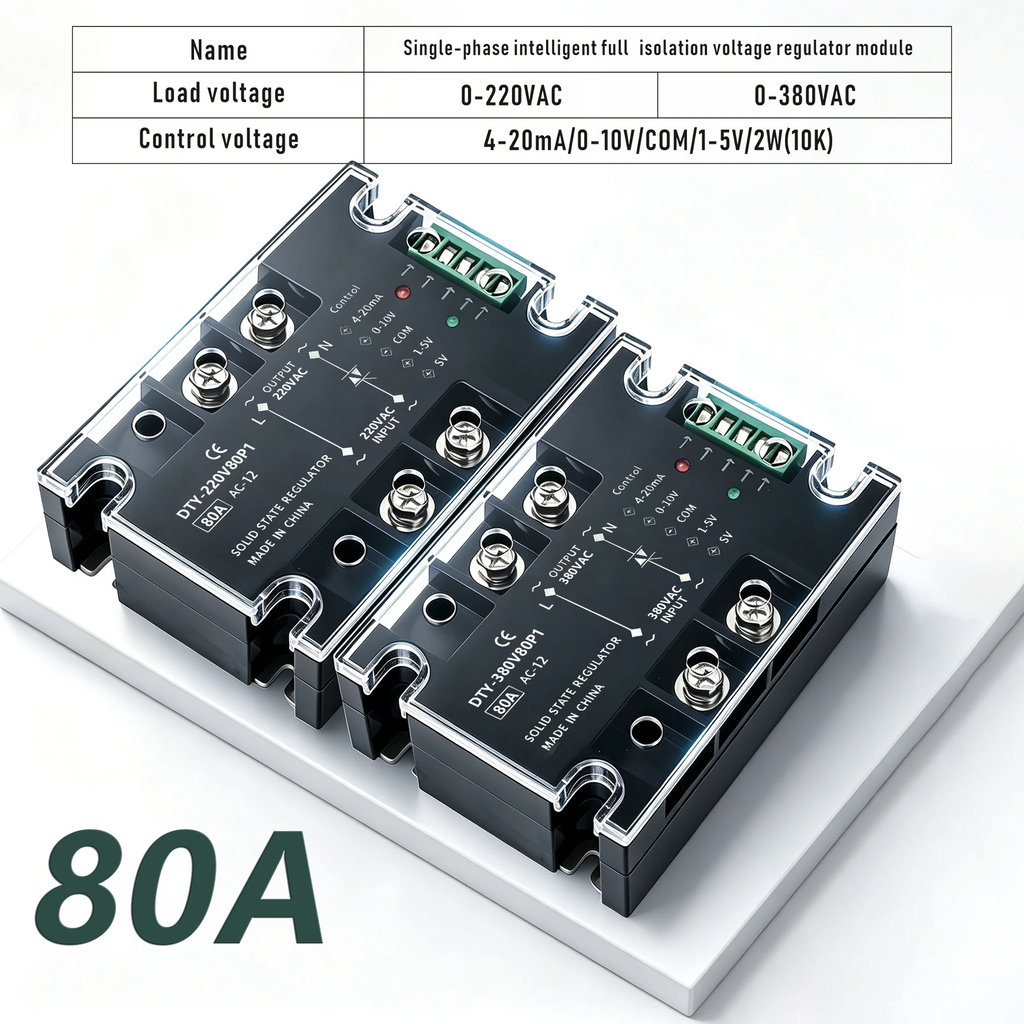 Voltage Regulator Relay Voltage Stabilizer Module Power Barrier Controller Enhanced Single Phase AC 10A-200A DTY