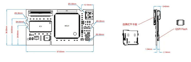 FK743M1-IIT6 STM32H743IIT6 FK743M5 FK743M3 FK743M4 FK743M2 STM32 IO Expansion Core System Learning Development Board