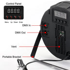 8PCS 60LED Par Light RGB Stage Light DMX512 Sound-Activated DJ Disco Light Wedding Festival Bar Atmosphere Light Audience Light