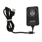 Wireless Charger Receiver 10W Ultra Thin Type C Wireless Charging Patch With Magnetic Charging Cable