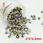 10Pcs Kailh Mute button 6*6*4.3mm Square Silent Switch Ireless Mouse Micro Switch Repair Parts Replace Rectangle Micro Switch