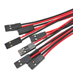10/20pcs 2pin Dupont Cable 2P 2 Pin Female Jumper Connector Wire 2.54mm Pitch Length 10CM 20CM 30CM Single Head For 3D Printer