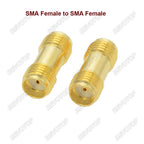 2 PCS/lot SMA / RP-SMA Female to Female jack For Raido Antenna SMA to SMA RF Coaxial Adapter Connector High Quality