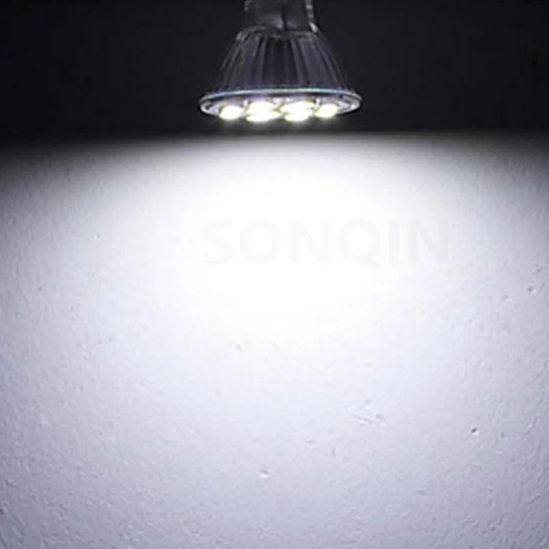 MR11 GU4 Mini LED Spotlight Bulbs AC DC12V 5730SMD 7W 15LEDs Super Bright Cool Warm White Lamp Replace 40W Halogen Light