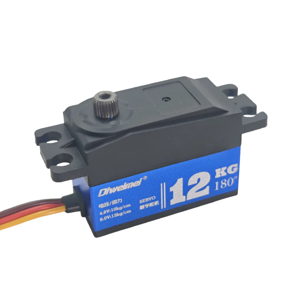 Servo 20kg 12kg Servo 180°/270° Short Type Metal Digital Servo Suitable for 1:10 RC Scale Remote Control Car Racing Drift Robot