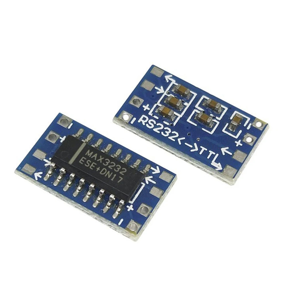 100PCS MAX3232 RS232 to TTL Converter Board Mini Serial Port Module 3.3V 5V for Arduino STM32 MCU