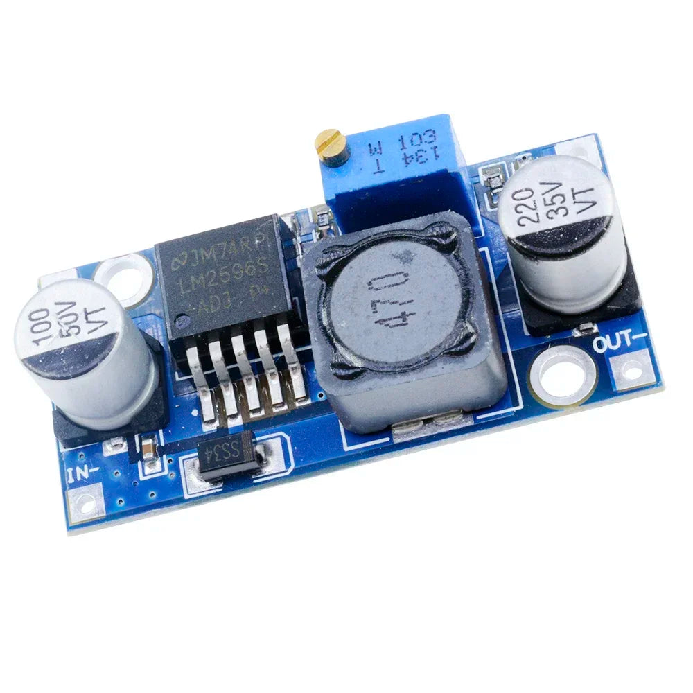 1lot/10Pcs LM2596 DC-DC Adjustable Buck Converter 3.0-40V to 1.5-35V Power Supply Step Down Voltage Regulator Module