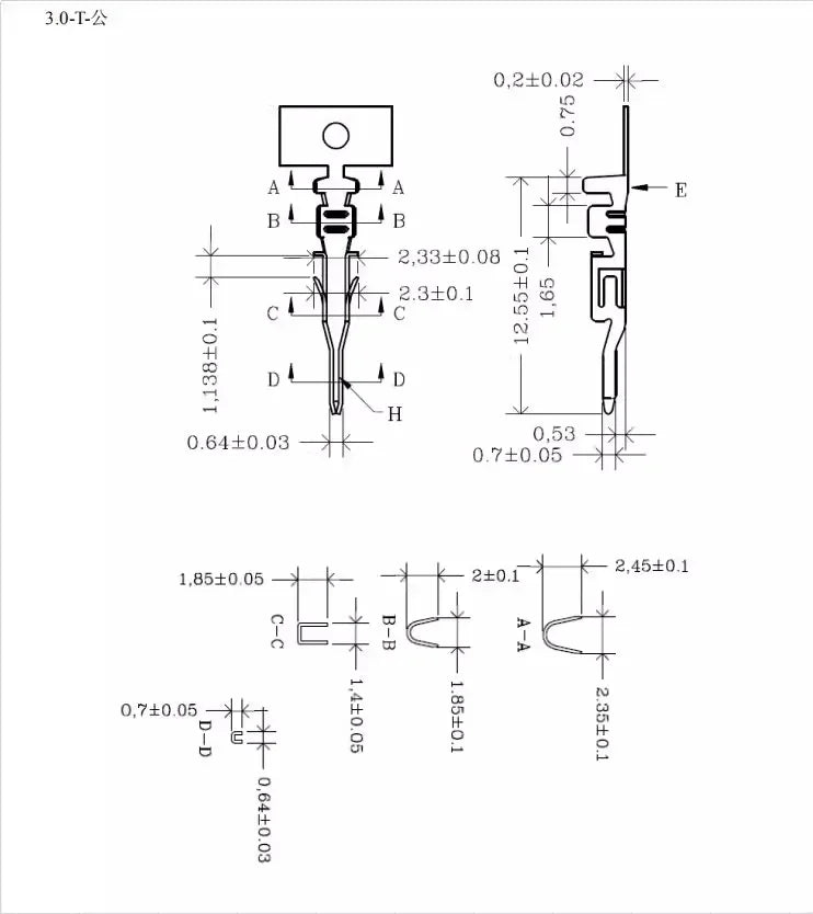 10sets Micro-Fit 3.0 3.0mm Pitch Connector Double row 2P 4P 6P 8P - 24Pin Mini 5557/43020 Housing Receptacle Terminals