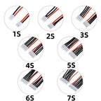 5Pcs JST-XH Balancer Cable Silicone Wire 1S 2S 3S 4S 5S 6S 7S RC Lipo Battery Balancer Charger Plug Connector 2.54mm Pitch 22AWG