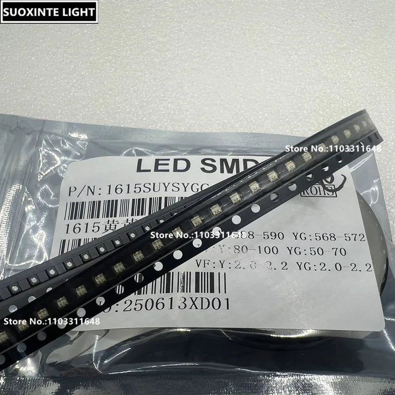 0805 Bicolor SMD LED, R(Red)+yellow-green, Red-blue, Red+true-green, Y(Yellow)+yellow-green, Red-yellow,Lamp Beads 1.6*1.5MM