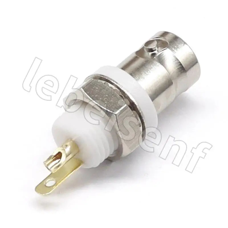 1/5/10pcs 50 ohm BNC-KY insulated white glue BNC socket Q9 female head welding panel bnc female head connector