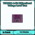 TXB0104 4-Channel Bidirectional Logic Level Shifter Auto Direction Sensing 1.8V to 5.5V for I2C UART GPIO, No Pull-Up Resistors