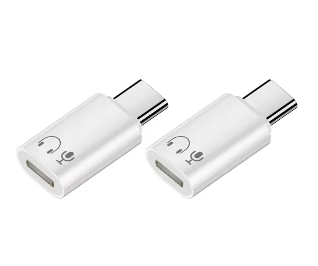 USB C To 8 Pin Adapter Type C To 8 Pin Audio Converter Headphone Earphones Converter for iPhone 15/16 iPad MacBook Type C Phone