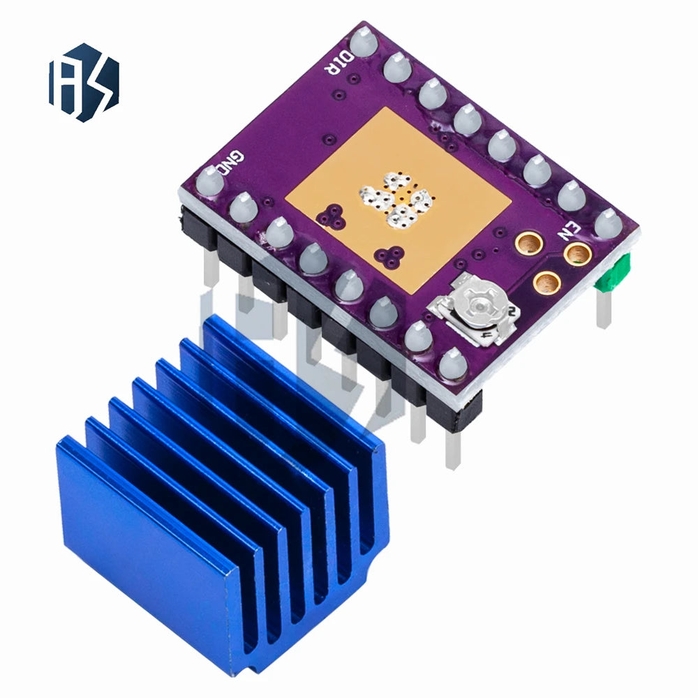 5.5v-28v TMC2130 TMC2209 compatible stepper motor silent driver module 256 subdivision replaces TMC2208 A4988