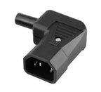 Black CE IEC320 C13 C14 AC Power Panel Socket PDU UPS Rewirable Wiring Plug Electric Battery Receptacle Docking Outlet 10A 250V