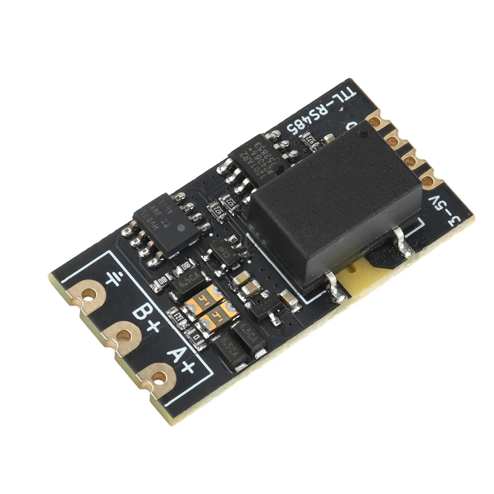 DC 3.3V/5V Isolated TTL-to-RS485 Level Converter Module; High-Speed 2Mbps Serial Port Auto-Negotiation Module