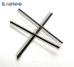 10pcs 2.0mm 1X40P 2X40P 90D RA Right Angle SMD SMT Gold Breakable PCB Board Spacer Single Dual Row Male Pin Header Connector