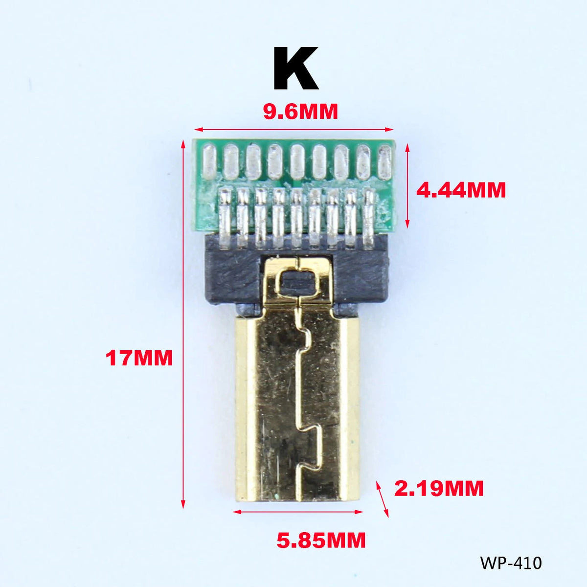 1pcs A-M HDMI Male To Female Test Board MINI Connector with Board PCB 2.54mm Pitch 19/20pin DP HD A Female To Male Adapter Board