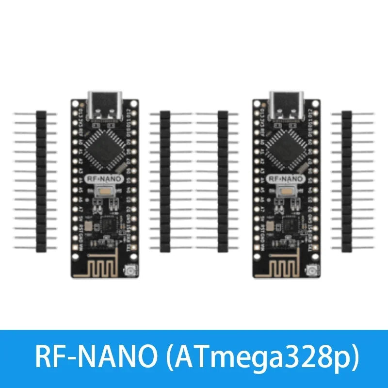1-5PCSRF-Nano for Arduino Nano V3.0 Type C Nano Board ATmega328P Lgt328P CH340 Integrate NRF24L01+2.4G Wireless for RF24 Library