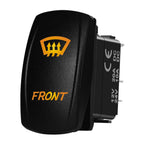 Marine Boat Rocker Switch 12/24V Orange Backlit Anchor Beacon Up Down Button ON OFF/ON OFF ON Momentary Toggle Switch Waterproof