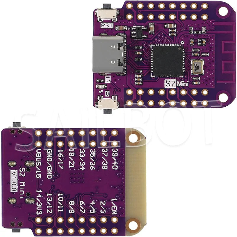 1-10PCS ESP32 S2 Mini V1.0.0 - LOLIN WIFI IOT Board based ESP32-S2FN4R2 ESP32-S2 4MB FLASH 2MB PSRAM MicroPython Compatible