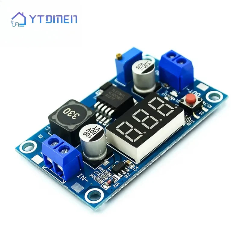 Upgraded Version XL6009 Adjustable Boost Module DC-DC 5-32V To 5-40V 4A Step Up Power Supply Module with Digital Display