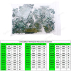 100V-630V Polyester Film Capacitor Assorted kit 2A221 3A471 2A681 2A102 2A222 2A392 2A472 2A682 2A103 2A223 2A333 2A224 2A474
