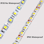 5V 12V 24V LED Light Strip Waterproof SMD 5050 5M Ledstrip 5 12 24 V Volt RGB Tape LED Strip Light For Room Bedroom TV Backlight