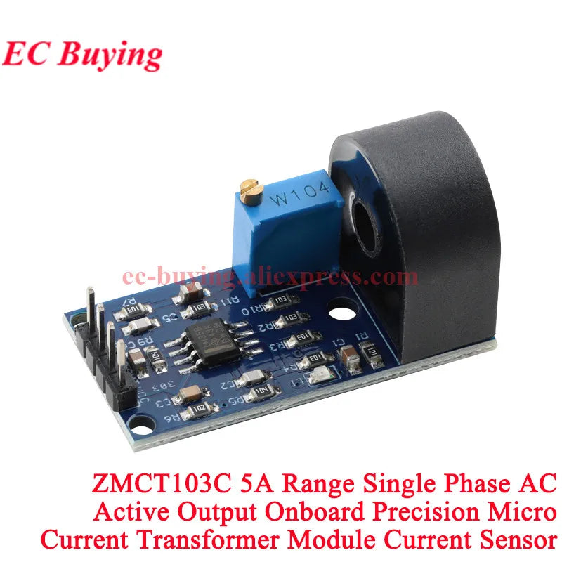 Active Single Phase Voltage Transformer 5V Relay Module AC Output Current Voltage Sensor for Arduino ZMPT101B 2mA ZMCT103C 5A
