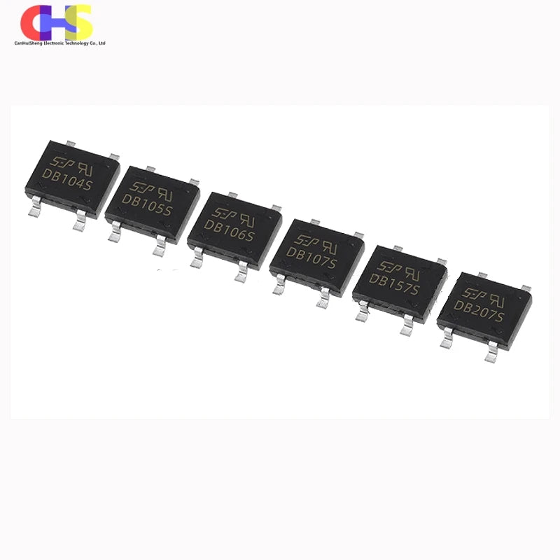 20pcs MB6F MB6S MB8F MB8S MB10F MB10S SOP-4 ABS8 ABS10 ABS210 DB105S DB106S DB107S DB157S DB207S SOP Rectifier Bridge Stack