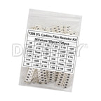 4000PCS 0402 SMD Resistor Kit Assorted PLR 10ohm-1M ohm 5% 80valuesX 50PCS=4000PCS Sample 0805 0603 1206 2512 1210