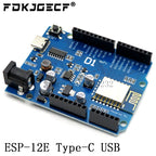 ESP-12E ESP-12F WeMos D1 UNO R3 CH340G WiFi Development Board Based ESP8266 Shield Smart Electronic For Arduino Compatible IDE