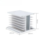 3 Phase DC-AC 10A 25A 40A DA 60A 80A 100A Three Phase SSR 3-32V DC Control 24-480V AC Solid State Relay SSR JGX-3 D4840