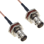 RG316 Cable BNC To BNC Male Female Q9 Plug Jack Crimp Connector Extension RF Brass Copper Coaxial WIFI Coax Jumper Pigtail