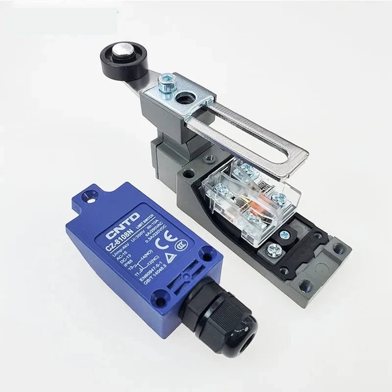 2PCS CNTD CZ-8N Limit Switch Replacement Spare Waterproof IP65 10A 250VAC for CNC Machine Quick Install NC NO Easy Wiring