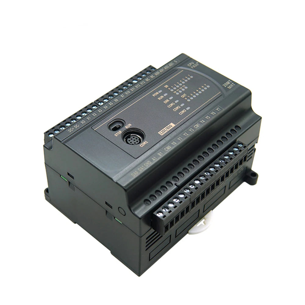 SEEKU FX3U 14/20 MR/MT/MRT 6CH analog in 0-10V or 0-20ma 4CH NTC 2DA RTC 2CH RS485 MODBUS Weight