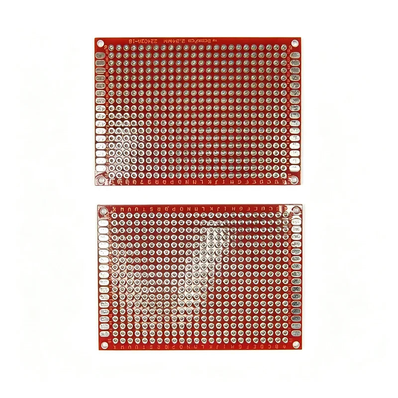 5PCS Double Sided Universal PCB Board 3x7/5x7cm Protoboard Stripboard Circuit Laminate for Maker Hobby