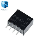 GREATZT 1/5Pcs B0505S-1W 5V to 5V converter DC DC power module converter 1000VDC Isolation