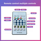 RGB Ambient Light Bluetooth Double-sided Luminous 24 Key Remote Control Intelligent App LED Desktop Light Ambient Light