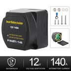For Car RV Boat Marine Turck 12V 140A Dual Smart Battery Isolator Relay Voltage Sensitive Protection VSR Split Charge