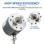 Photoelectric Incremental Rotary Encoder 38S6G5-B-G24N 50/100/200/360/400/500/600PPR AB 2 Phase DC8-24V NPN PNP Optical Encoder