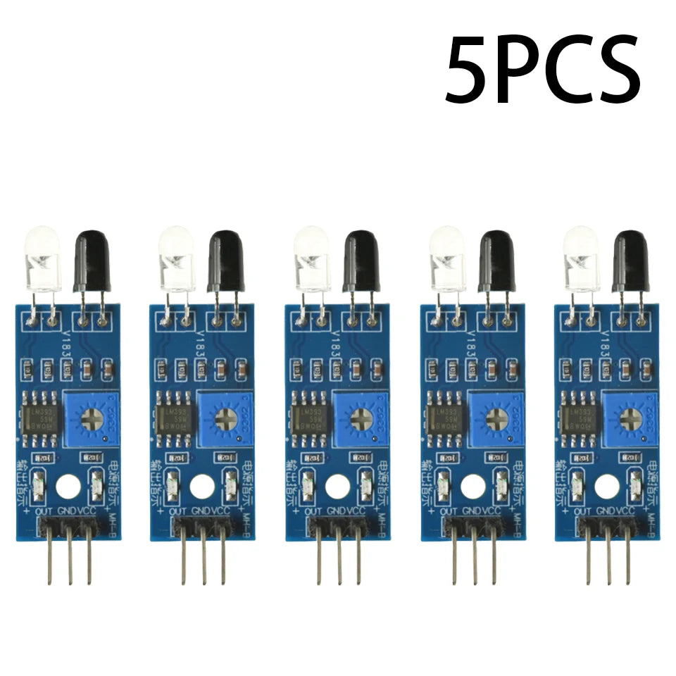 1-100pcs IR Infrared Obstacle Avoidance Sensor Module for Arduino Diy Smart Car Robot Reflective Photoelectric 3PIN