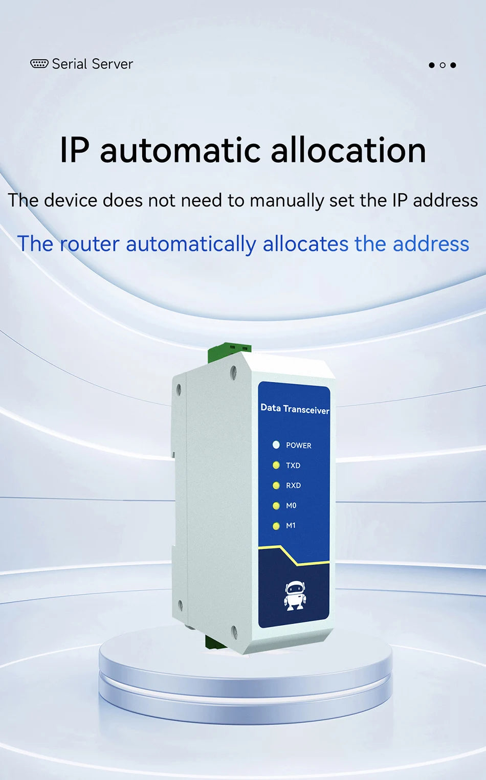 RS485 to Ethernet Serial Server Modbus Gateway TCP/UDP/MQTT/HTTP CDEBYTE NE2-D11A RS485 to RJ45 Two Way Socket