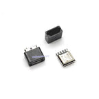 10Pcs USB Connectors Type B/Micro/Mini/USB2.0 Male Female Assembly Adapter DIY Soldering Repair Data Charging Plug Socket