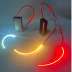 3V 110mm 190mm 300mm LED COB Filament Flexible Battery Lamp White Green Ice Blue Pink Retro Edison Bulb Parts LED Diode Decor