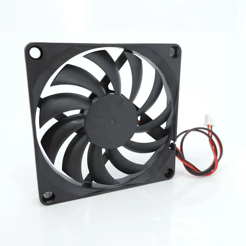 8cm 8010 DC 5V 12V 24V Cooling Fan Brushless for Reprap 3D Printer Parts DC Cooler 80 x 80 x 10mm Plastic Fan 2pin