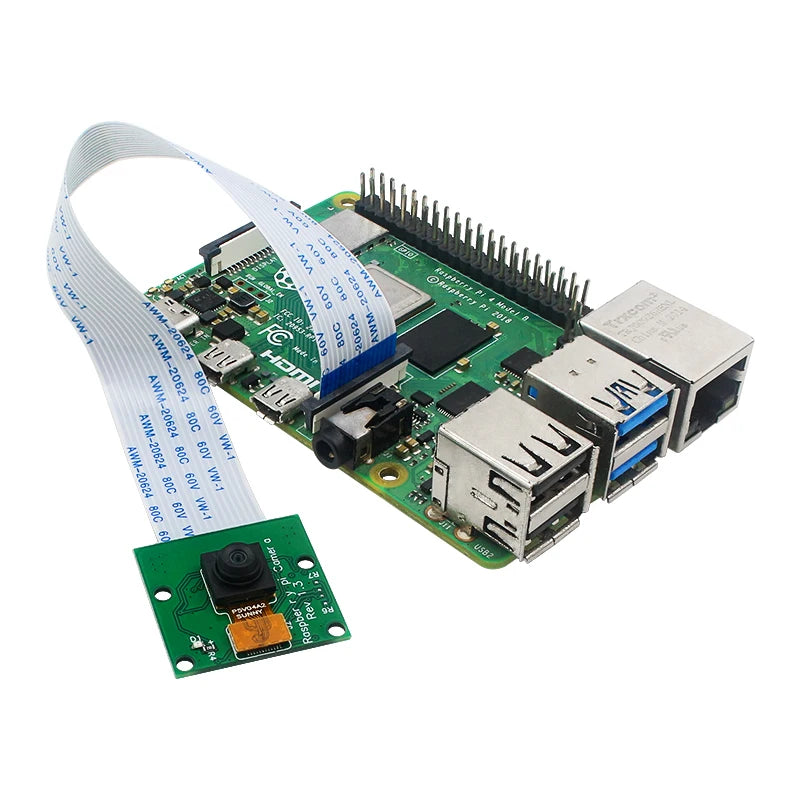 Raspberry Pi 5MP Camera OV5647 Webcam 65° 120°  Auto Fixed Focus Camera Module with 15cm FFC for Raspberry Pi 4B 3B+ 3B