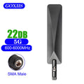 5G 4G 3G WCDMA GSM Antenna Full-band 22dBi SMA Male for WiFi Router Wireless Network Card IOT DTU etc